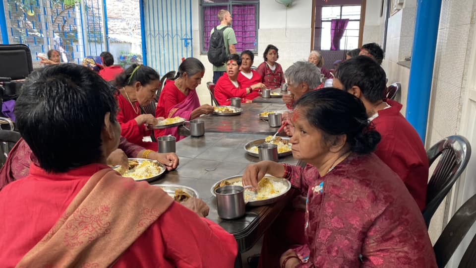 Festival celebration at the home