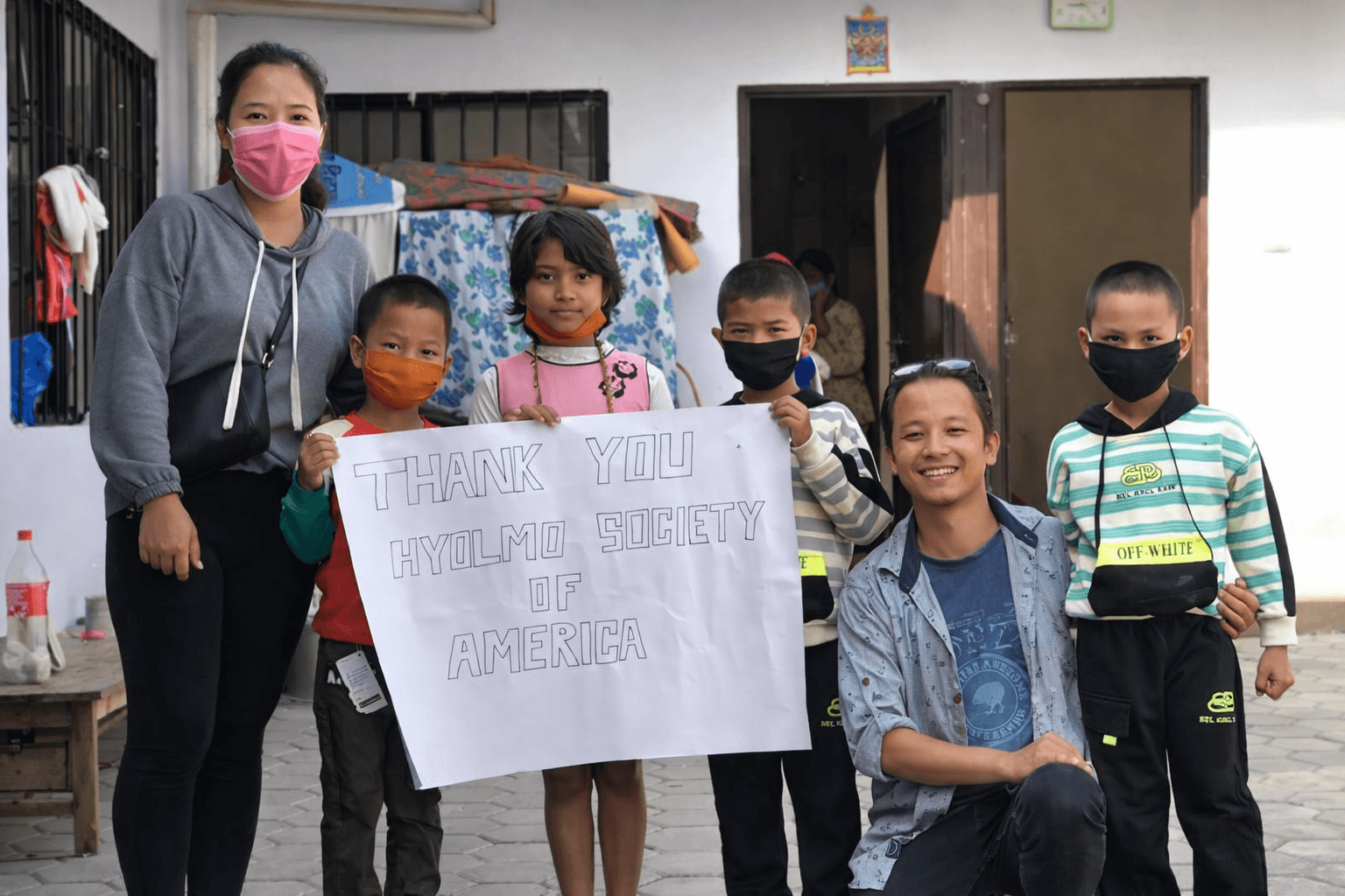 Supporting children at an orphanage